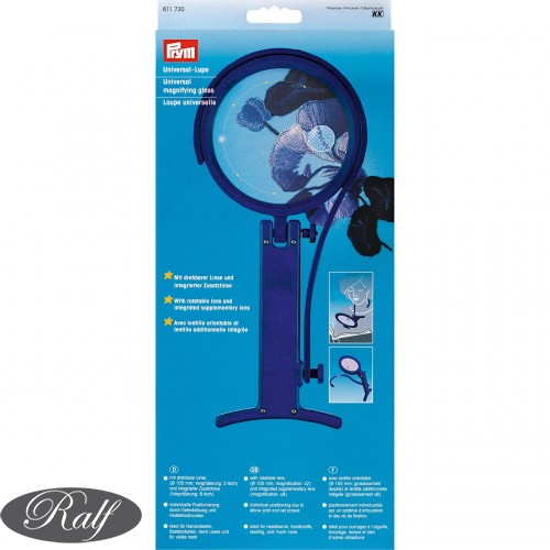 Lupa universala 105mm, lentila rotativa integrata 8x - Prym 611730